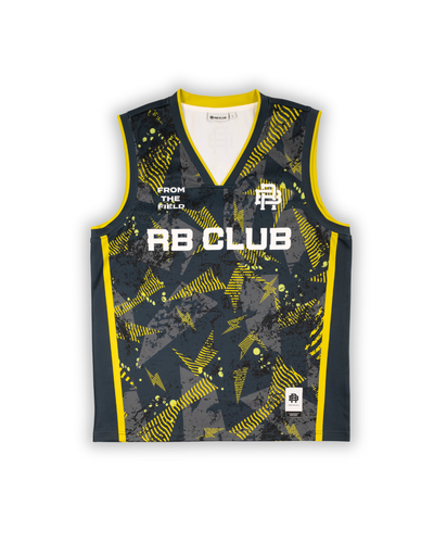 GOLD FUZZ VEST - GOLD & BLACK