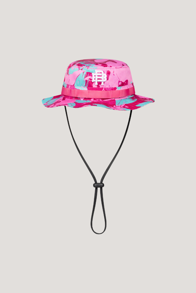 FLAMINGO SPRING BOONIE - PINK & BLUE