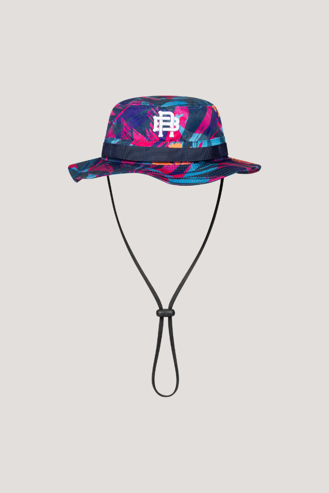 BOOZY BLUE BOONIE- BLUE & ORANGE