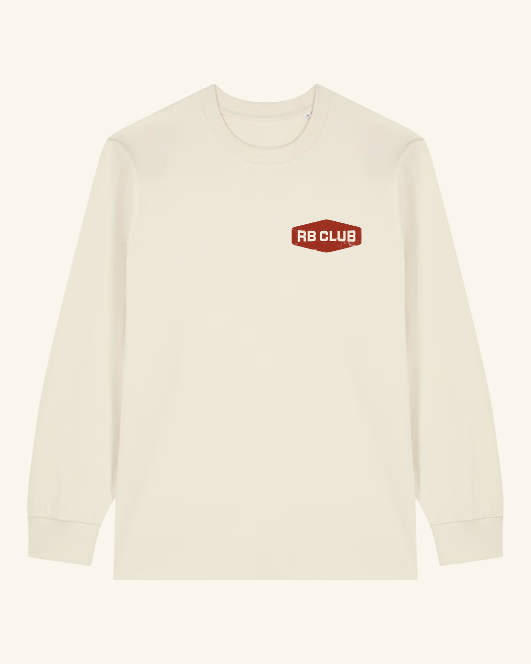 HEAVY WEIGHT LONG SLEEVE TEE - OFF WHITE