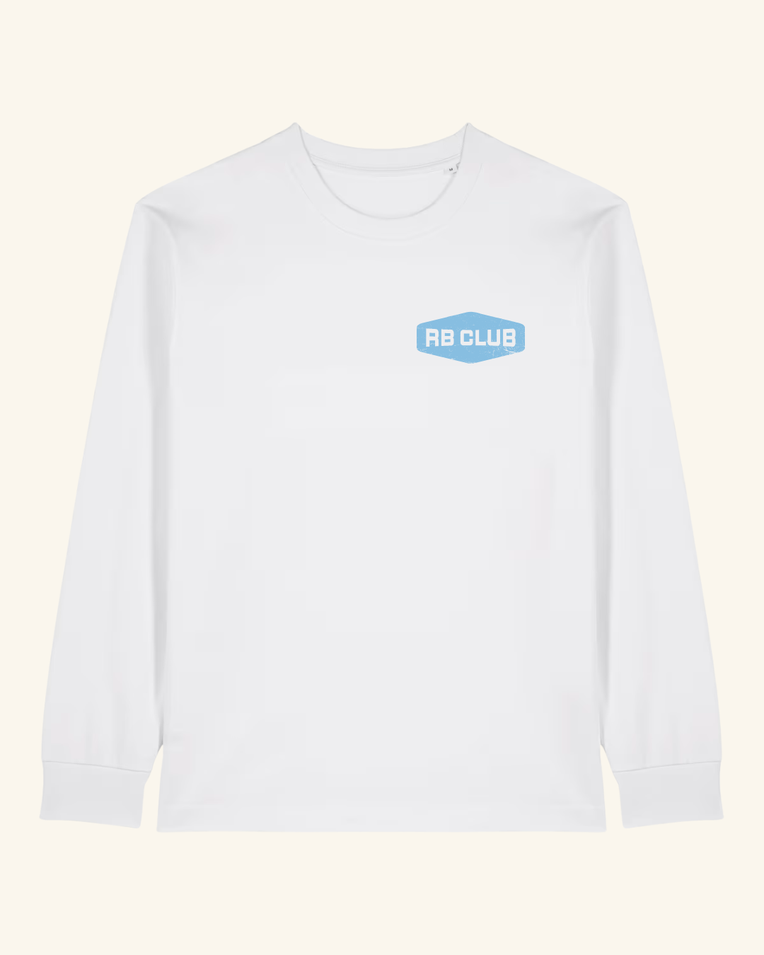HEAVY WEIGHT LONG SLEEVE TEE - WHITE