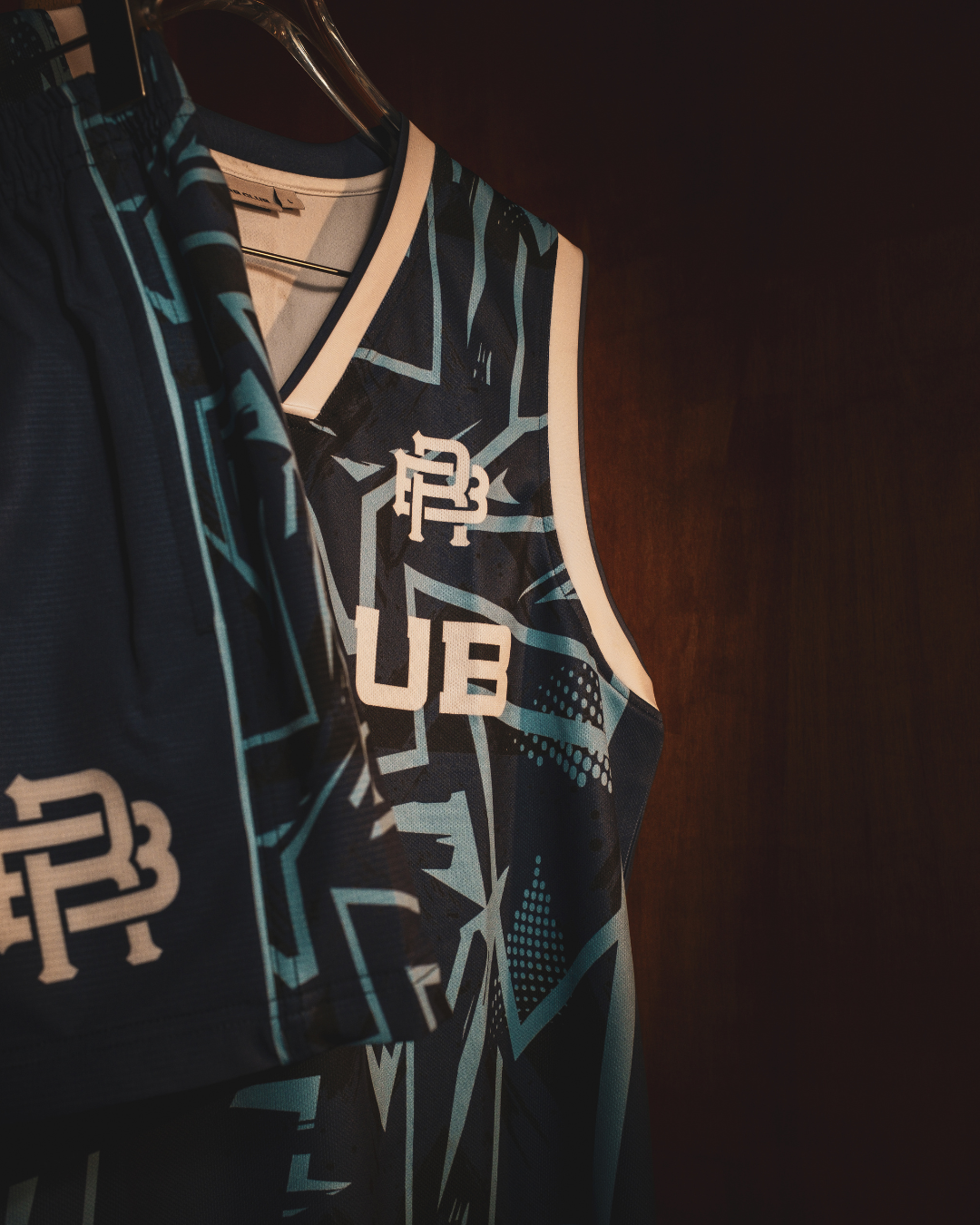 ELECTRIC BLUE VEST - BLUE & WHITE