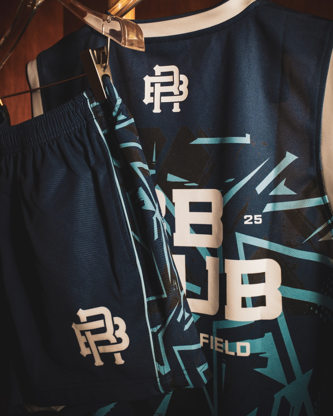 ELECTRIC BLUE VEST - BLUE & WHITE