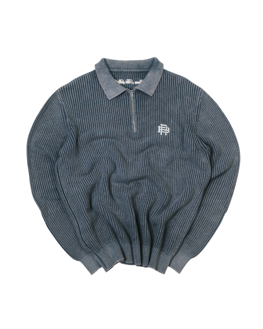 FISHERMAN 1/4 ZIP - ACID BLUE