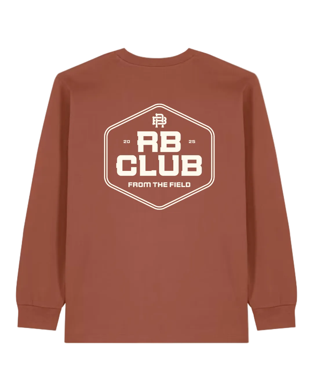 HEAVY WEIGHT LONG SLEEVE TEE - RUST