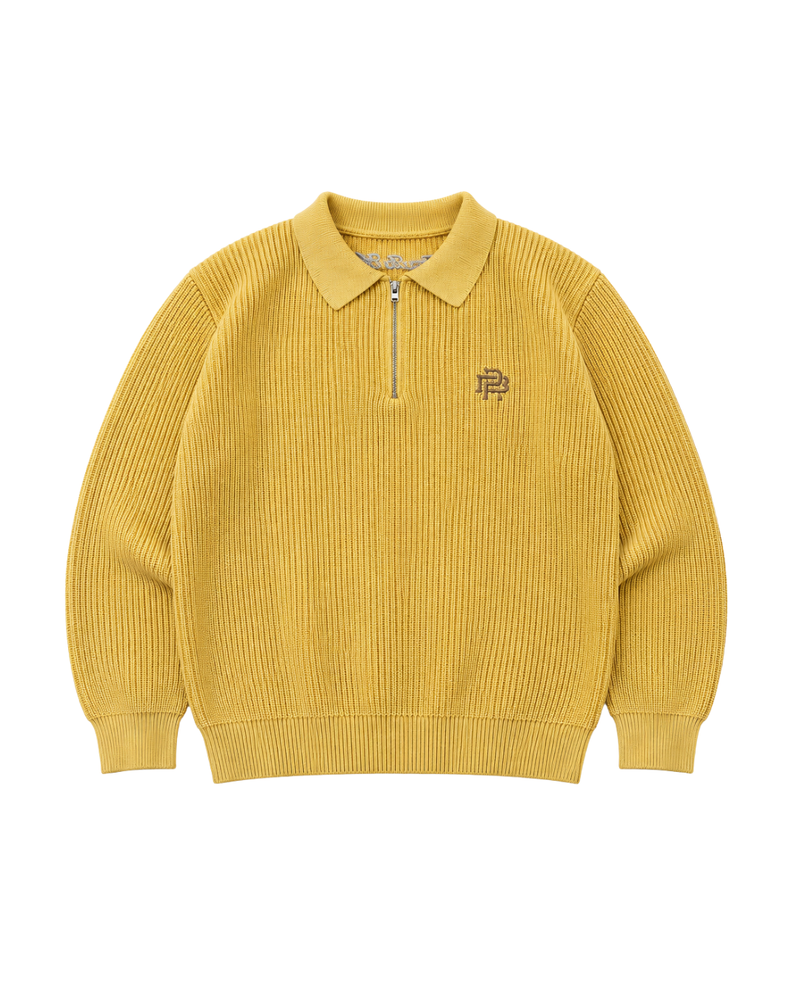 FISHERMAN 1/4 ZIP - ACID YELLOW