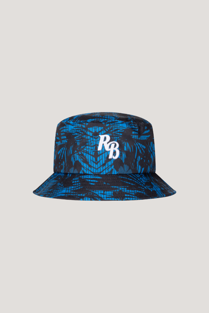 MIDNIGHT WAVES BUCKET HAT BLACK BLUE – RB Club - Main Image