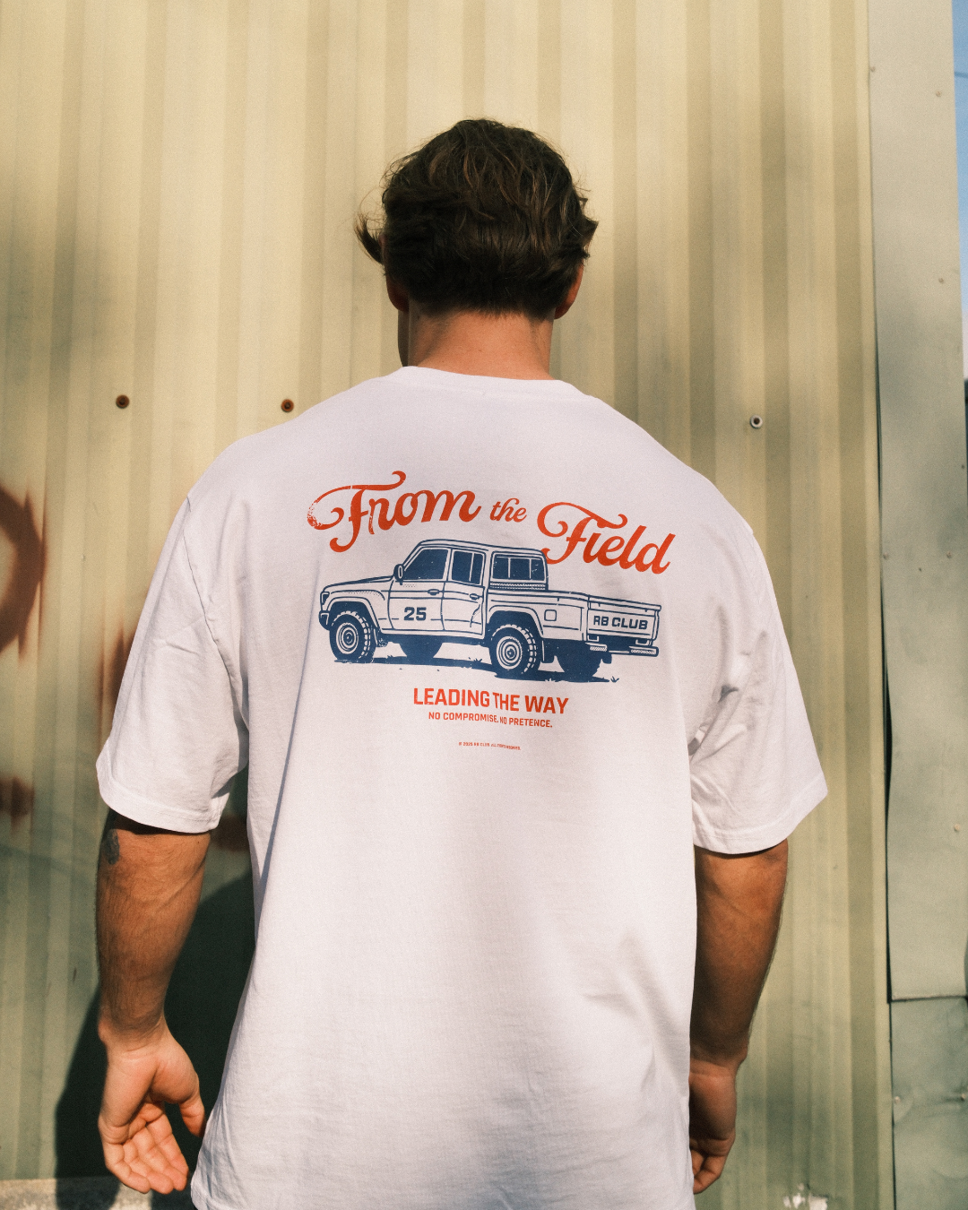 TRUCKER TEE - WHITE