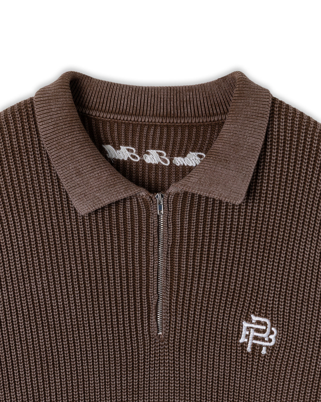 FISHERMAN 1/4 ZIP - ACID BROWN