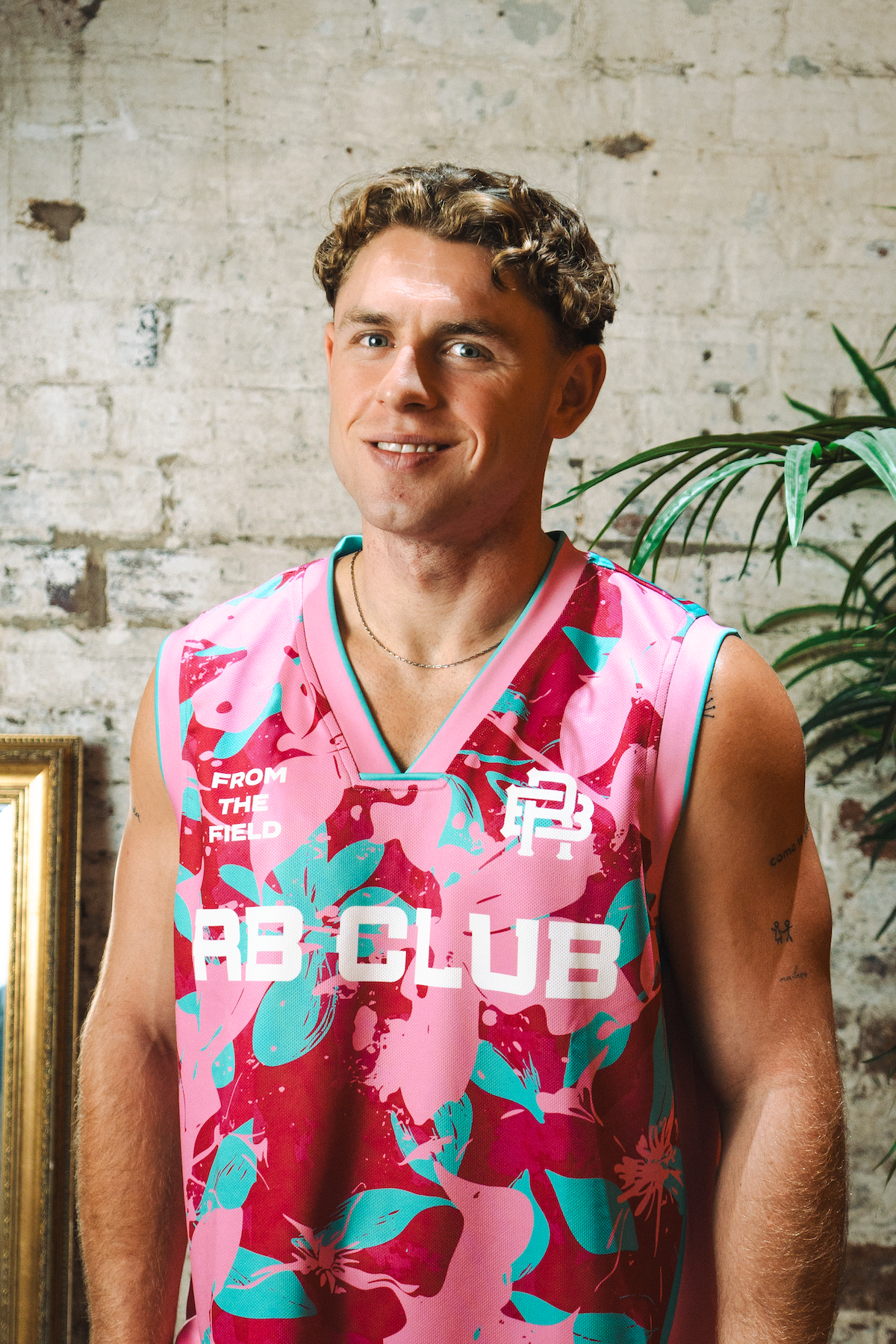 FLAMINGO SPRING VEST - PINK & BLUE