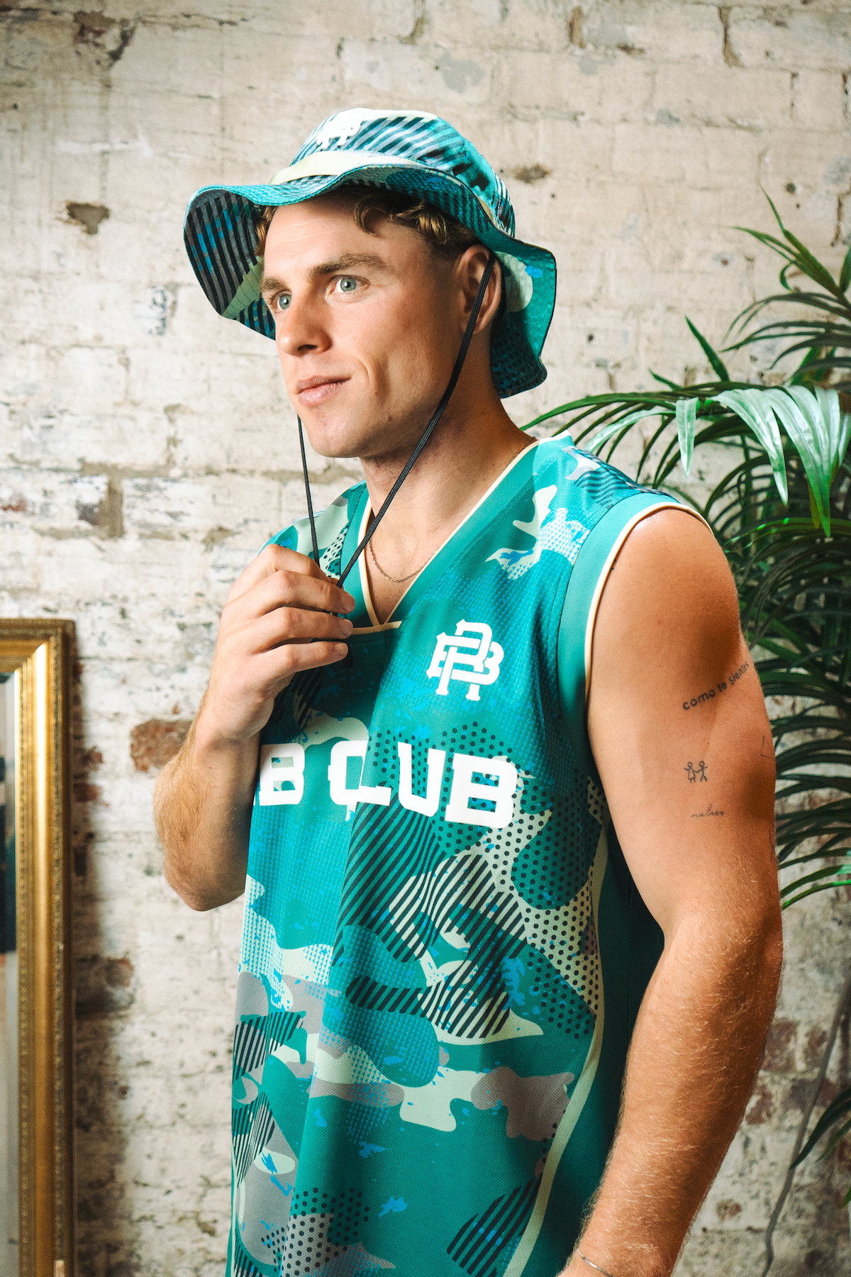 FULL CAM BOONIE - GREEN & BLUE