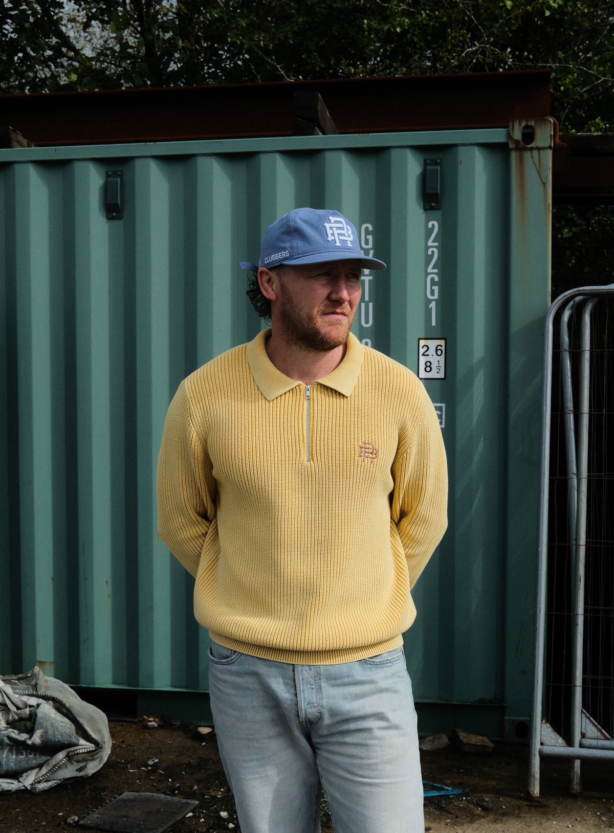 FISHERMAN 1/4 ZIP - ACID YELLOW