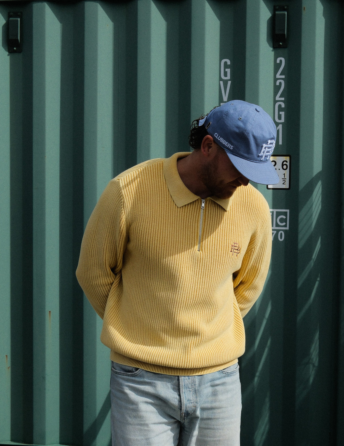 FISHERMAN 1/4 ZIP - ACID YELLOW