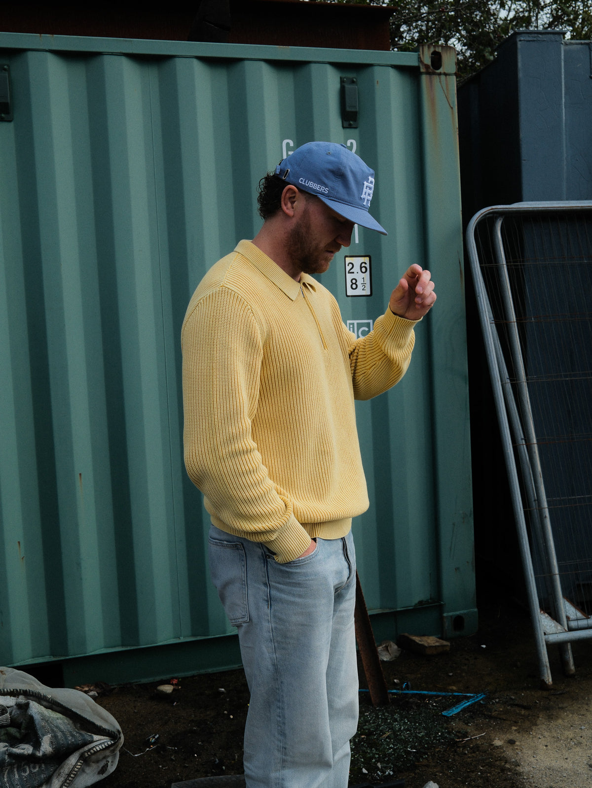 FISHERMAN 1/4 ZIP - ACID YELLOW