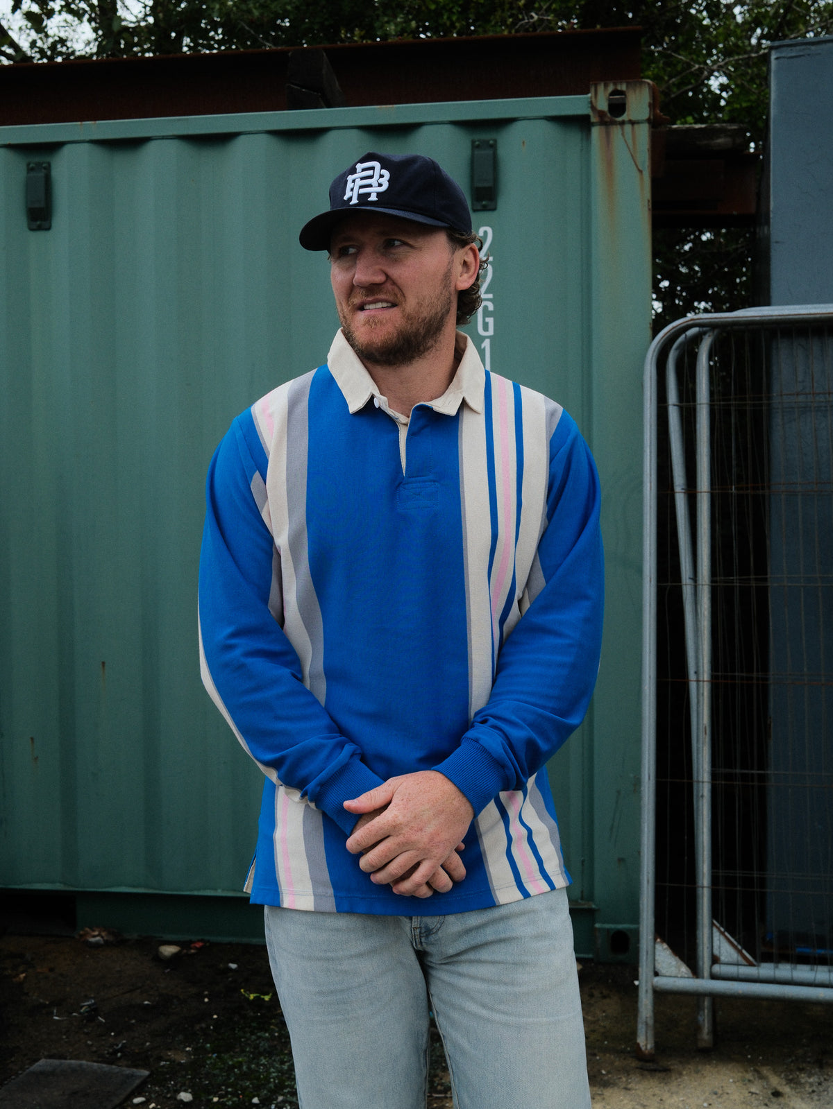 BRITISH MADE RUGBY JERSEY - BABY BLUE & PINK