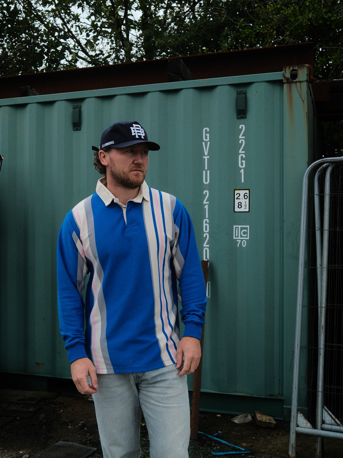 BRITISH MADE RUGBY JERSEY - BABY BLUE & PINK