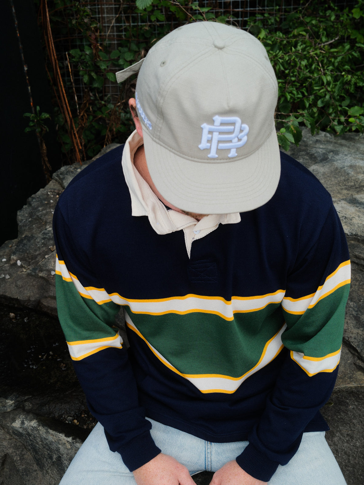 BRITISH MADE RUGBY JERSEY - NAVY & GREEN