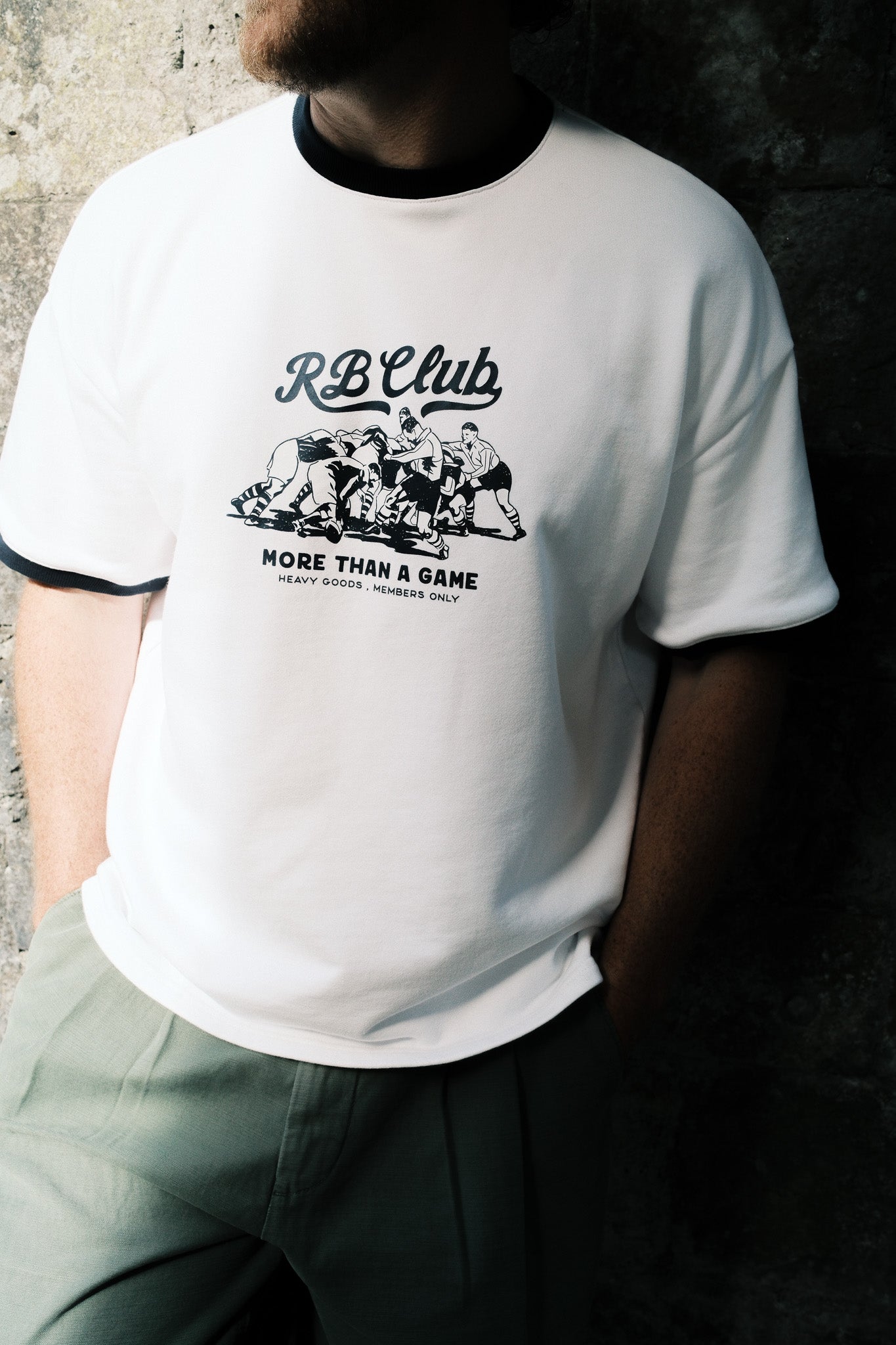 RINGER TEE - OFF WHITE