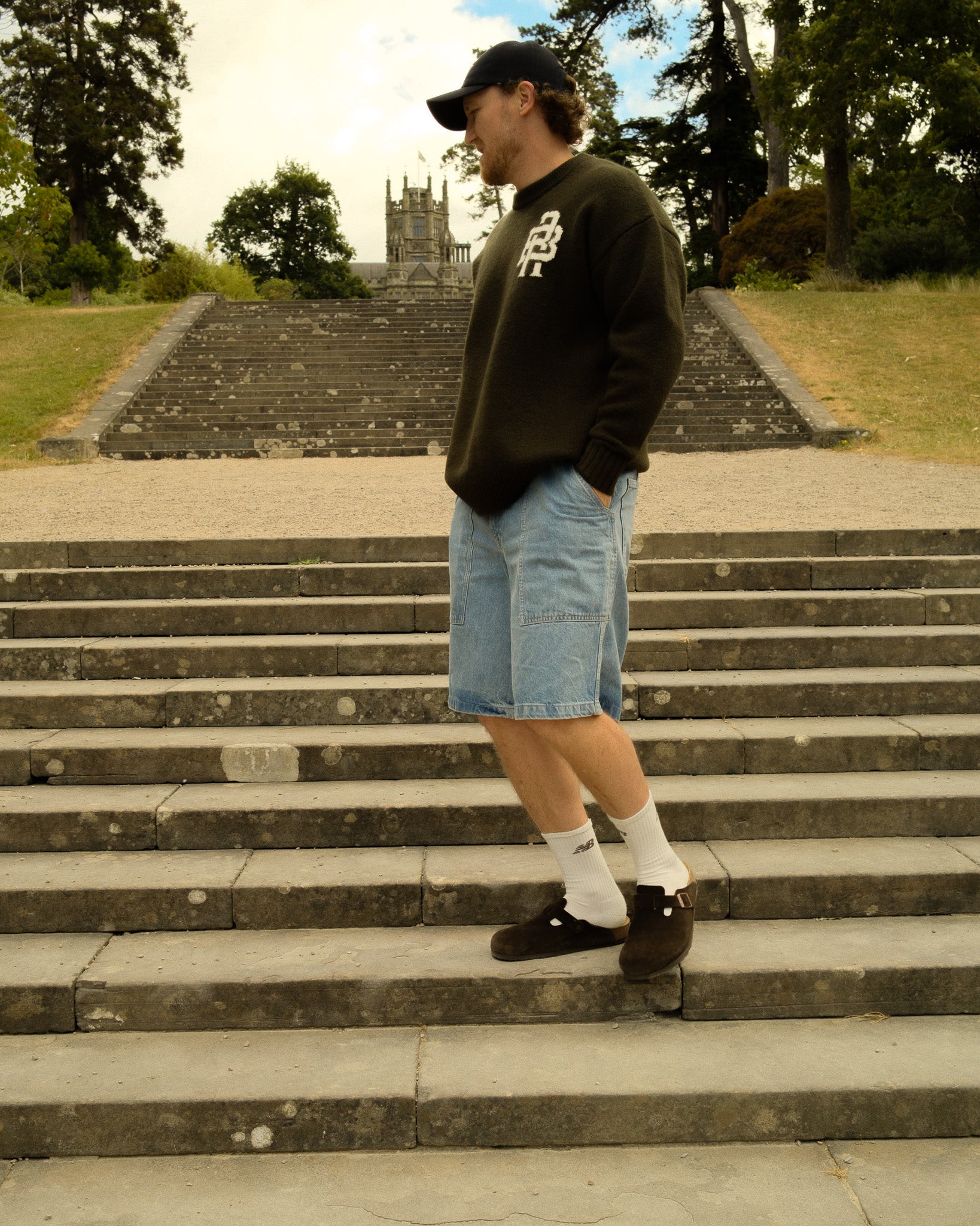 CLUB CREW KNIT - GREEN