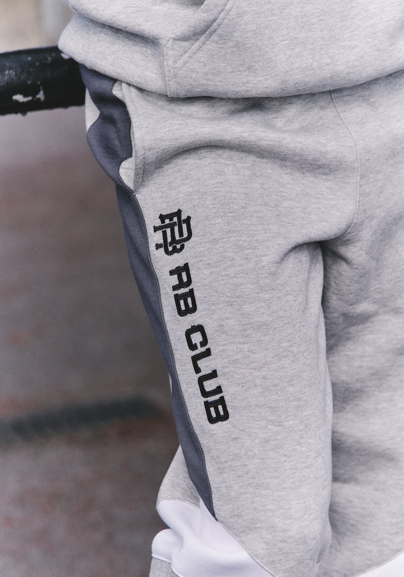 CLUBRA CUFFED SWEATPANTS - GREY & WHITE WOMENS