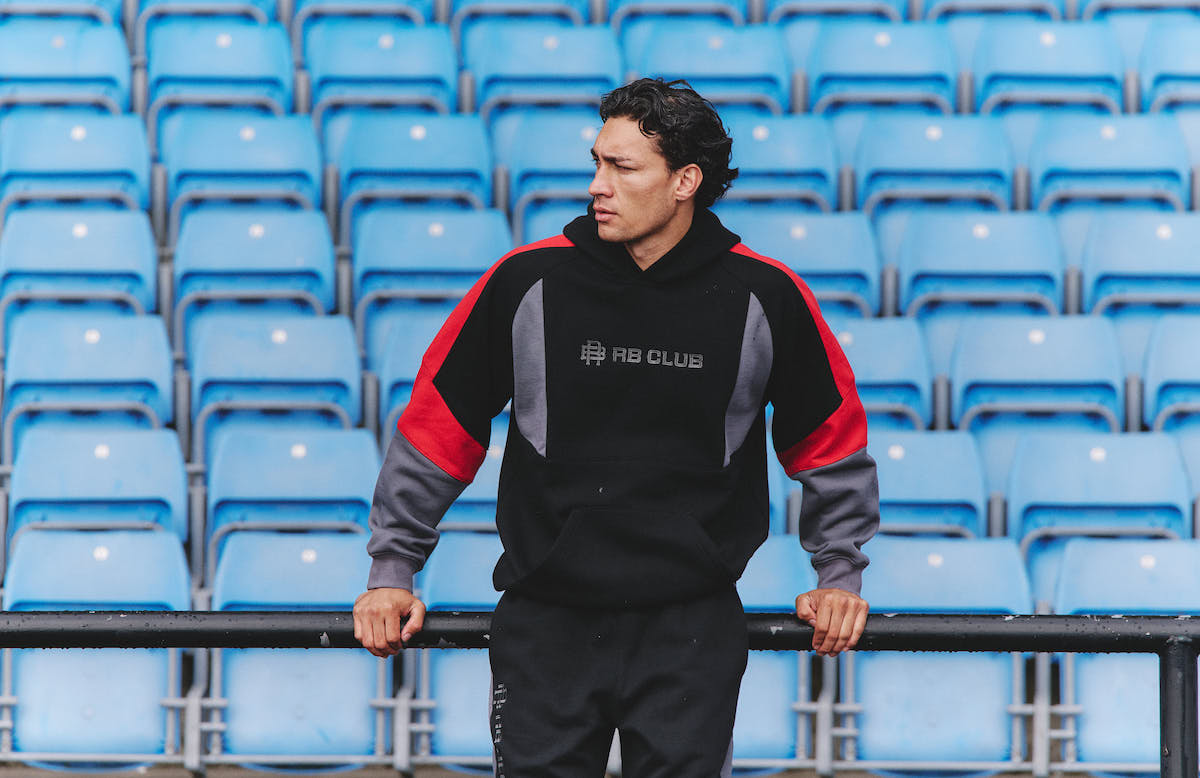 CLUBRA HOODIE - BLACK & RED