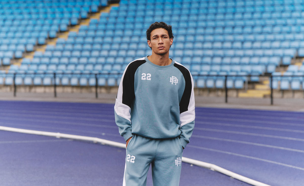 MAVEN SWEATSHIRT - TEAL & WHITE
