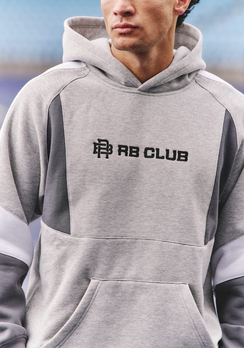 CLUBRA HOODIE - GREY & WHITE