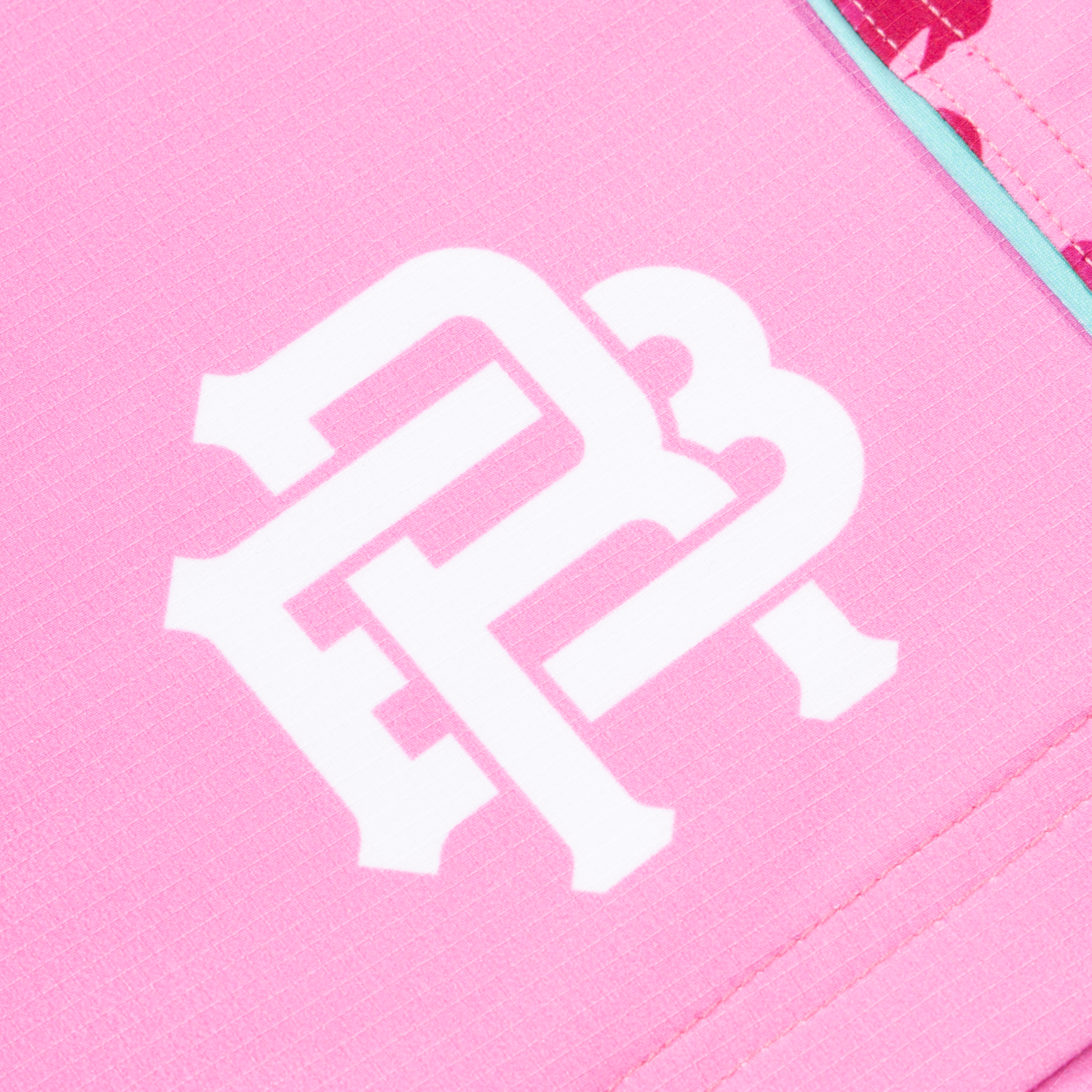 FLAMINGO SPRING RUGBY SHORTS - PINK & BLUE