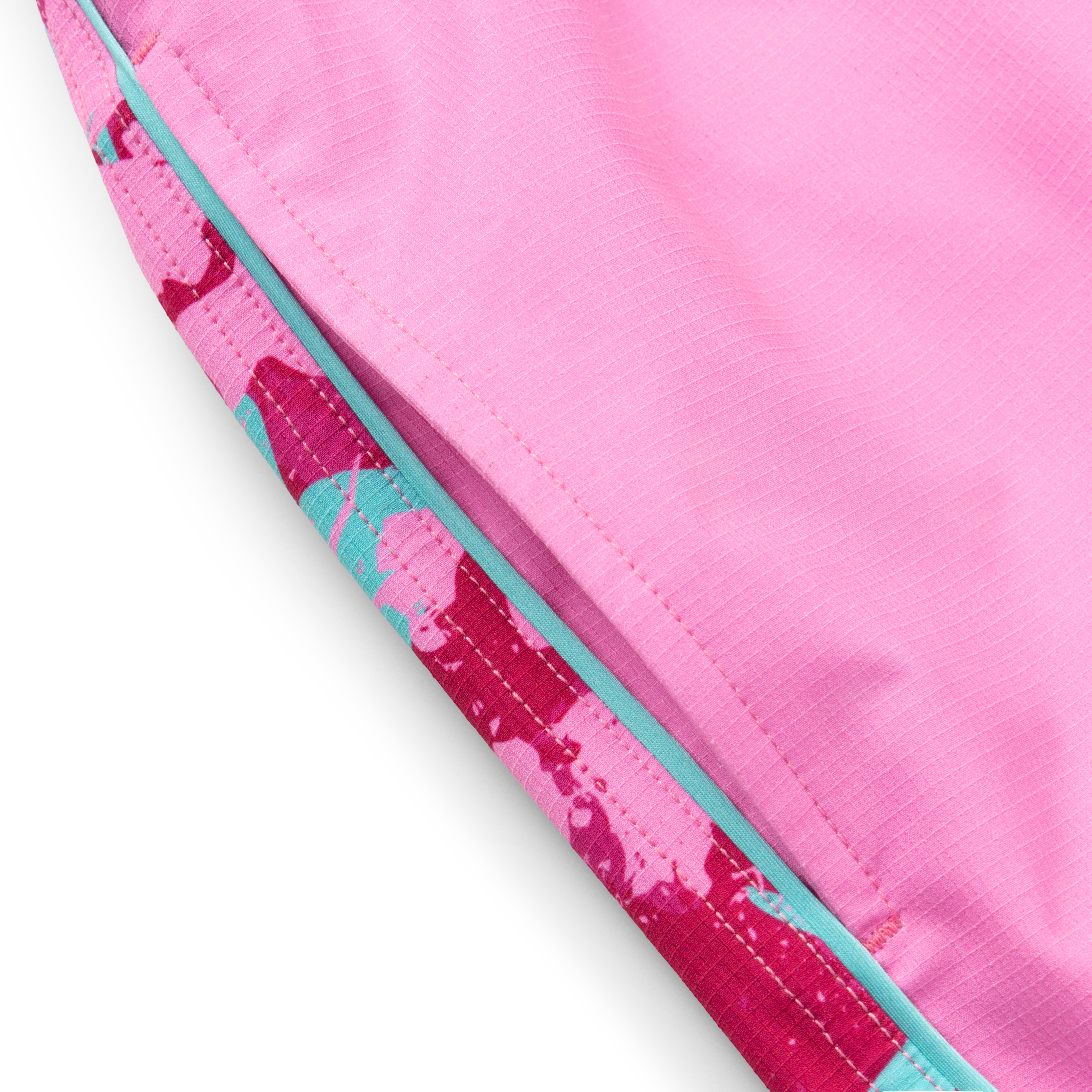 FLAMINGO SPRING RUGBY SHORTS - PINK & BLUE