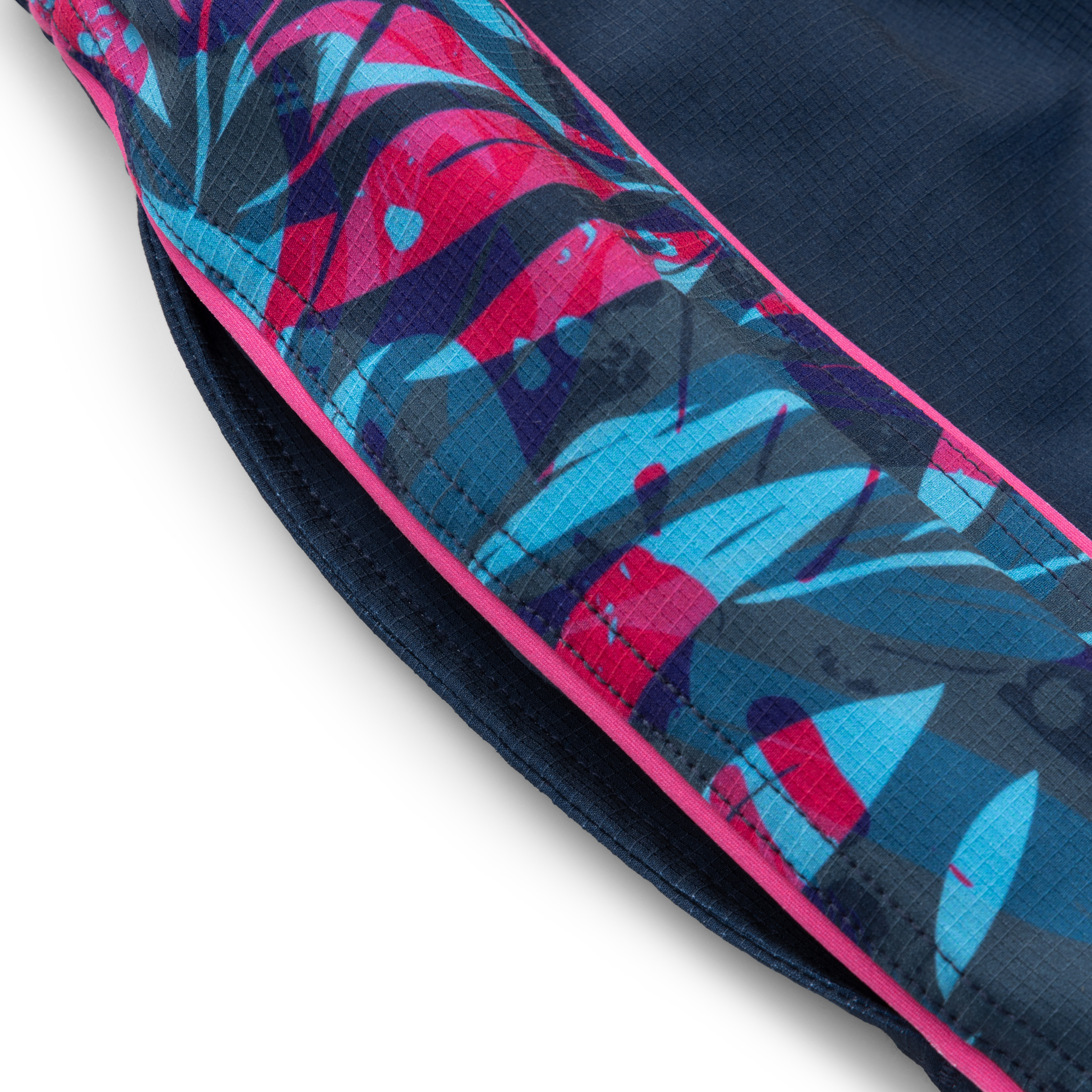 BOOZY BLUE RUGBY SHORTS - BLUE & ORANGE